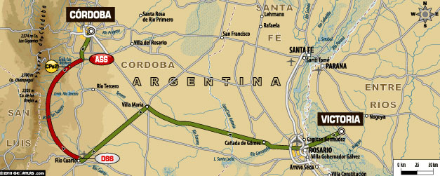 DAKAR 2011 – etap II Cordoba – San Miguel De Tucuman (3.01.2011)