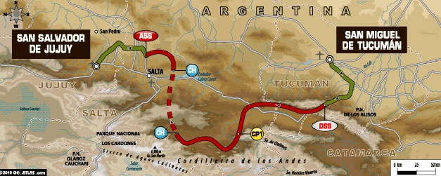 DAKAR 2011 – etap III San Miguel De Tucuman – San Salvadore De Jujuy (4.01.2011)