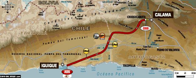 DAKAR 2011 – etap V Calama – IQUIQUE (6.01.2011)